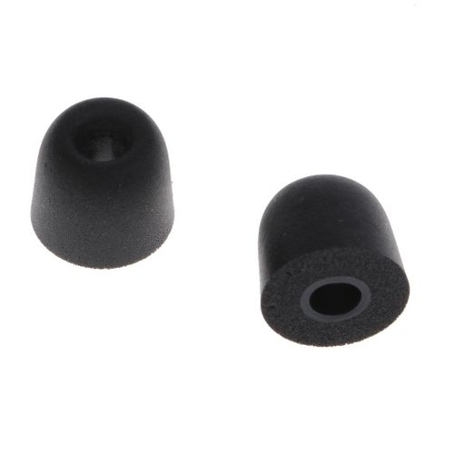 5 Pairs 4.5mm Earbud Memory Foam Tips Eartips For IN-EAR black