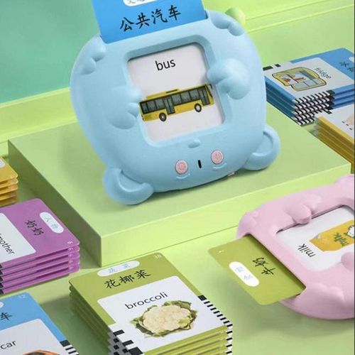 Electronic Early Education Machine 112 PCS Talking Flashcards See And Spell Learning Toy Montessori Toys Flash Cards For 2
