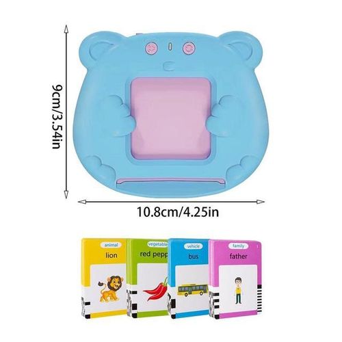 Electronic Early Education Machine 112 PCS Talking Flashcards See And Spell Learning Toy Montessori Toys Flash Cards For 2