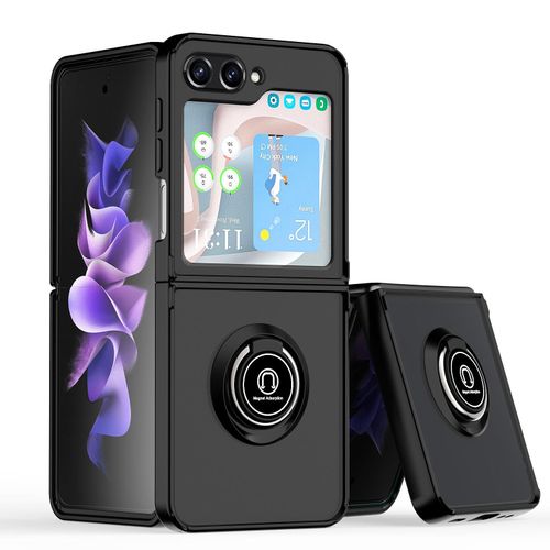 Applicable to Samsung Z Flip 5 Fold Stack Phone Case Galaxy Z Fold 5 Ring Bracket Frosted Anti-Fall Shell