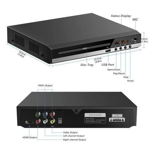 DVD Player 1080P HD Home DVD Player BoxUS Plug
