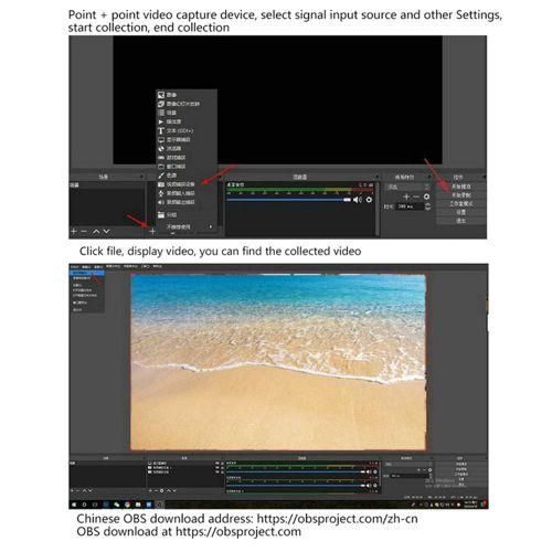 HDMI Capture Card 4K HD to USB2.0 Capture HDMI Card 1080P@3 NO5115