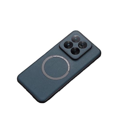 Applicable to Redmi A3 Phone Case Note13 Magnetic Suction Wireless Charger K70 Leather All-Inclusive Xiaomi 14ultra Protective Case