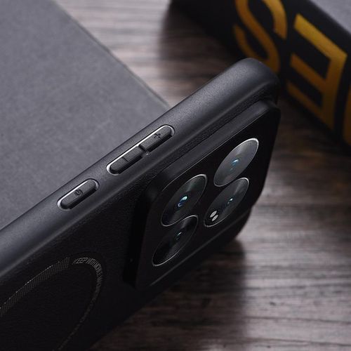 Applicable to Redmi A3 Phone Case Note13 Magnetic Suction Wireless Charger K70 Leather All-Inclusive Xiaomi 14ultra Protective Case