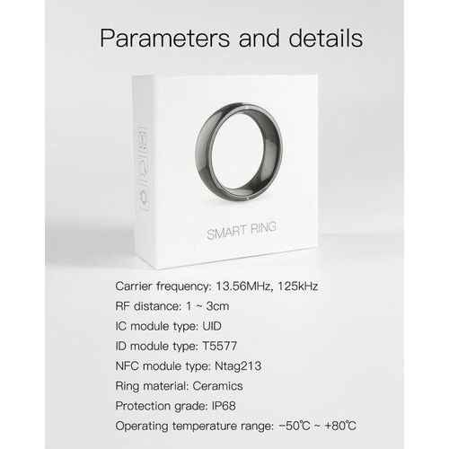 2022 New Nfc Smart Ring Jakcom R4 Gadgets Technology Magic Finger Waterproof Nfc Smart Ring For Ios Android Phone Id Ic Gps Sos