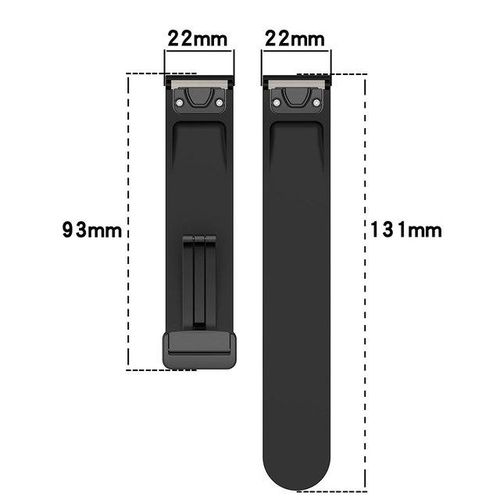 22mm 26mm 20mm Quick Fit Silicone Magnetic Watchband For Garmin Fenix 7x 7 Pro 7s X 6 6s Pro 5 5x 5s Plus Enduro 2 Gen2 Strap