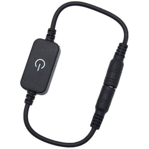 LED Monochrome Contact Switch Controller Online Stepless Dimmer Controller DC1224V 3A Contact Dimmer Black