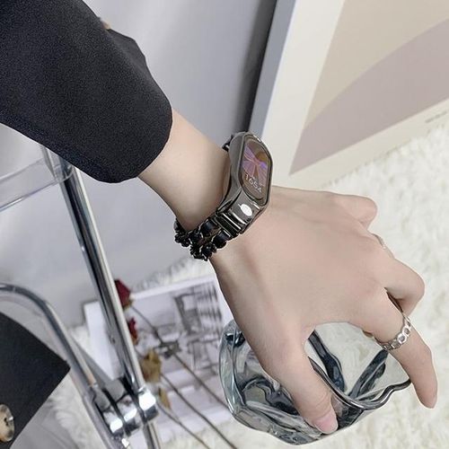 Luxury Strap For Mi Band 8 7 6 5 Premium Woman Replacement Metal Wrist Straps For Miband 4 3 Watchband Correa