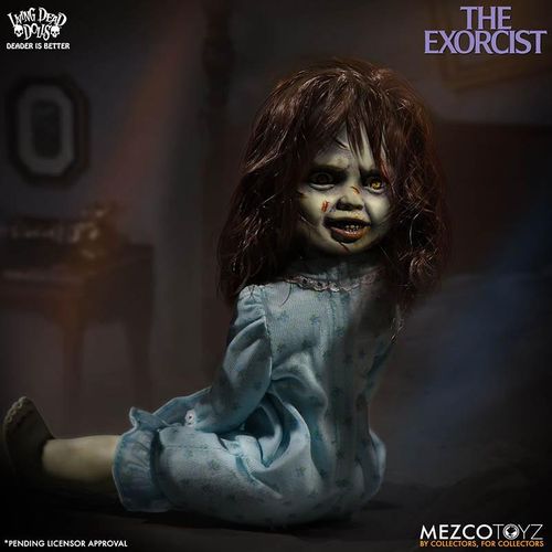 Living Dead Dolls The Exorcist Terror Film Action Figure Mezco Toys Scary Bride of Chucky Horror Gift Halloween 28cm