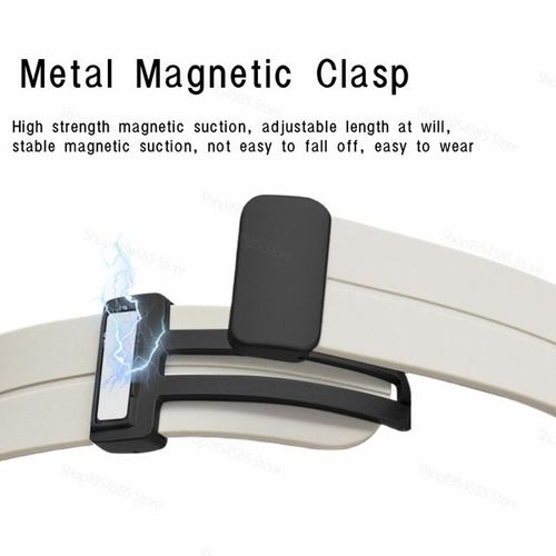 Magnetic Strap For Redmi Watch 3 2lite Metal Frame Soft Silicone Magnetic Clasp Ajust Length For Mi Watch 3 2 Case Strap