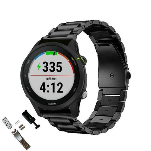 Forerunner 265 255 245 Watch Straps For Garmin Vivoactive 4 3 Strap Venu 2 Plus Bracelet Band Replacement 22/20mm Titanium Alloy