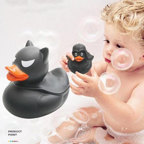Black Rubber Duck Kids Bath Toys Ducks Bath Tub Pool Toys Showers Supplies For Kids Birthday