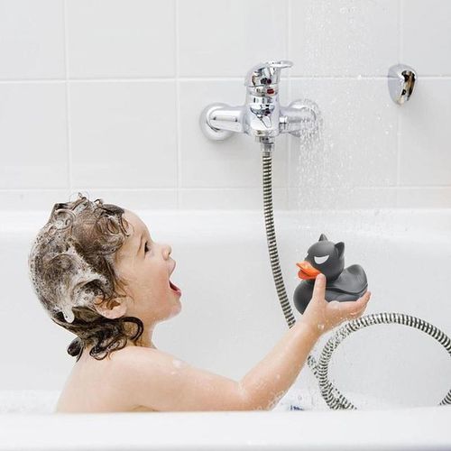 Black Rubber Duck Kids Bath Toys Ducks Bath Tub Pool Toys Showers Supplies For Kids Birthday