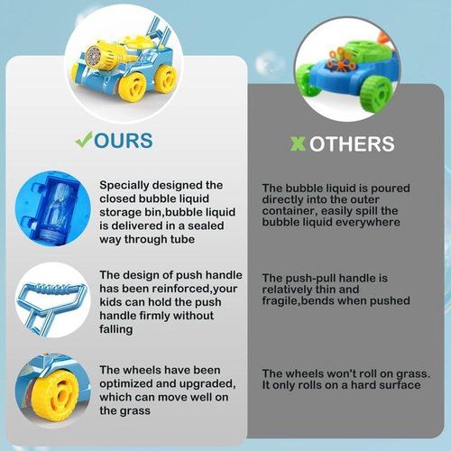 Automatic Soap Bubble Machine Stroller Walker Toys for Toddler Electric Bubble Maker Summer Outdoor Toys for Kids