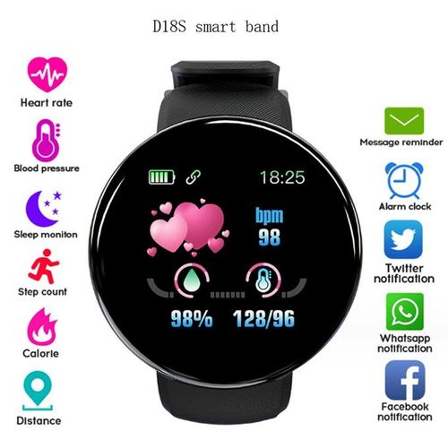Full Touch Screen Sports Fitness Smart Watch IP67 Waterproof Bluetooth for Android IOS