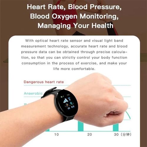 Full Touch Screen Sports Fitness Smart Watch IP67 Waterproof Bluetooth for Android IOS