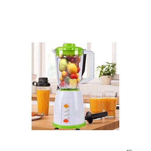 PTL Electric Blender 2 in1 Blender With 4 Speeds And Pulse - White