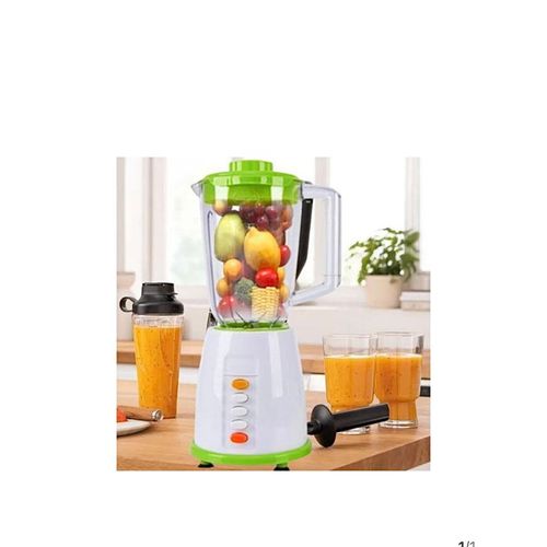 PTL Electric Blender 2 in1 Blender With 4 Speeds And Pulse - White
