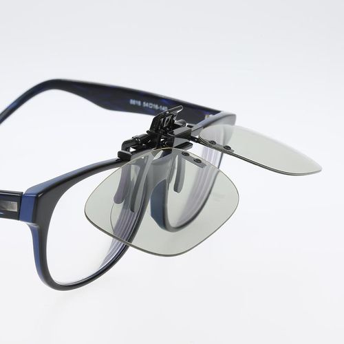 3D Glasses Hanging Frame Myopia Glasses Stereo Clip On Dimensional Clip On Type Passive Circular 3D Glasses