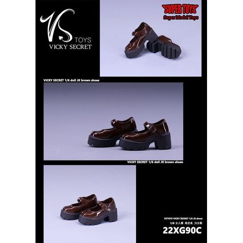 VSTOYS 22XG89 22XG90 22XG91 1/6 Scale Girl Lolita JK Shoes School Shoes Model Fit 12'' Female Action Figure Body