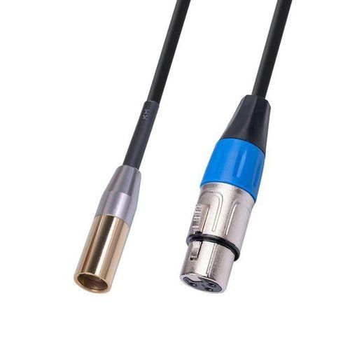 Mini XLR Male To XLR Female For BMPCC 4K 6K Audio Cable 0.3m