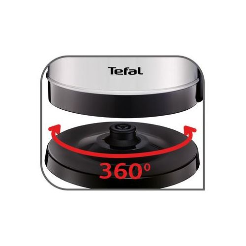 Tefal Good Value Stainless Steel Kettle 1.7 Liters- KI150D27- Silver / Black (01 Year Warranty)