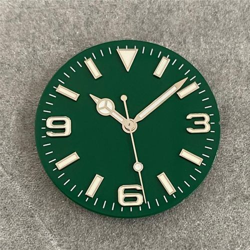Green Luminous Number 369 Dial 28.5mm Submarine Watch Hands For Nh35/ Nh36/4r/7s Movt Spare Dial Plate Needle