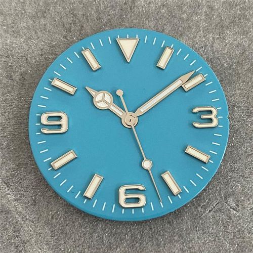Green Luminous Number 369 Dial 28.5mm Submarine Watch Hands For Nh35/ Nh36/4r/7s Movt Spare Dial Plate Needle