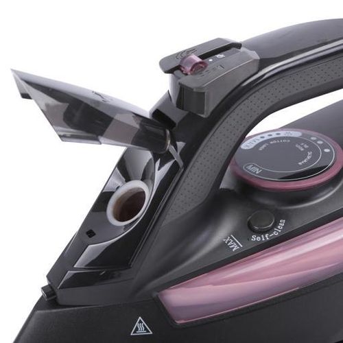 Geepas Powerful Safe Durable Ceramic Steam Iron with Temperature Control & Dry & Steam Function -Multi