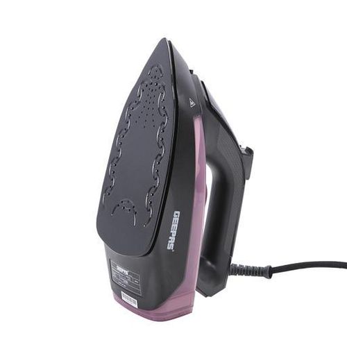 Geepas Powerful Safe Durable Ceramic Steam Iron with Temperature Control & Dry & Steam Function -Multi