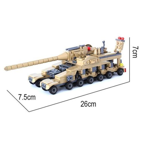 KAZI Military Super Tanks Building Blocks 16 In 1 Sets  Bricks Model Brinquedos Toys, Age Range: 6 Years Old Above