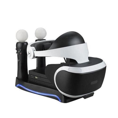 For Sony Playstation PS4 VR Charging Dock 2nd 4in1 MultiFunctional Base Holder For PS3 MOVE PS4 Handle Console Charger