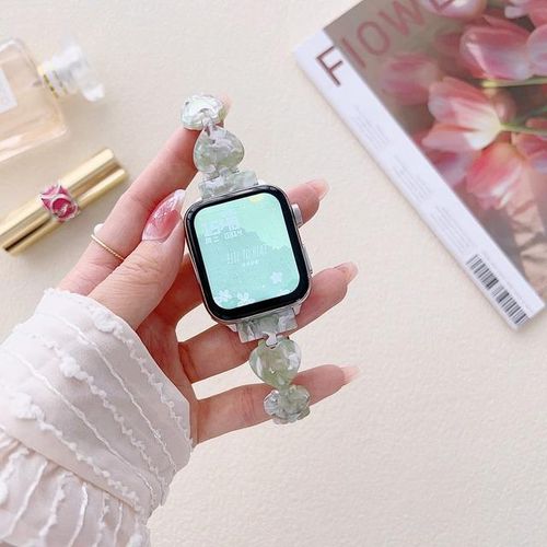 Luxury Love Print Resin Strap For Watch Ultra 49mm Iwatch Series 7 8 6 Se 4 5 3 38/40/41mm 42/44/45mm Band Bracelet