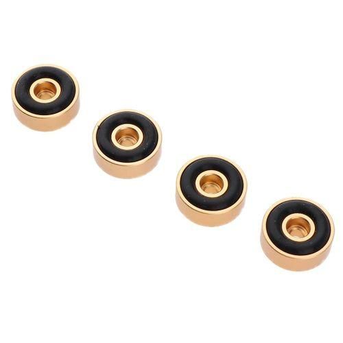 4pcs 20x8mm Aluminum Speaker Foot Pad Amp Isolation Base Stand Feet