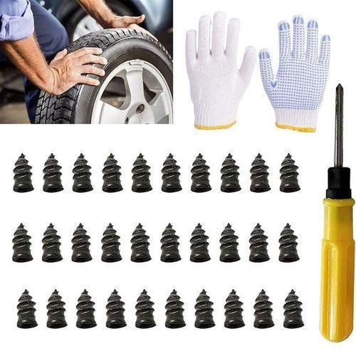 32Pcs Vacuum Tyre Repair Rubber Nail Set for Motorcycle Tubeless Tyre Repair Nails SelfTire Repair Tire Film Nail B