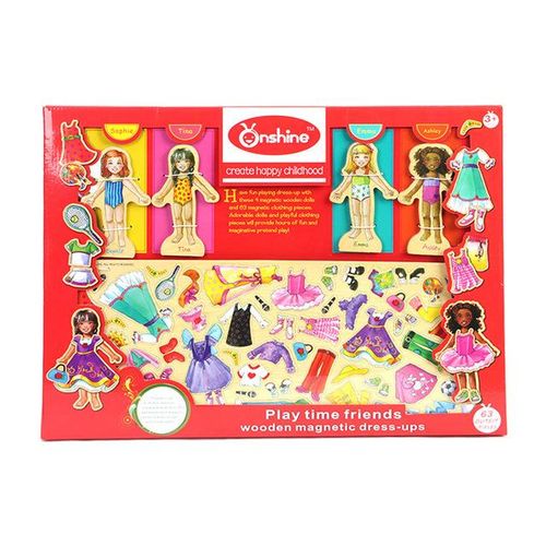 Magnetic girl change clothes dress educational toys, Children splicing assembling toys. Children's educational toys