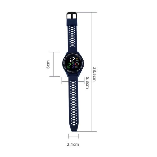 Kids LED Digital Sports Watch Waterproof-Army Green