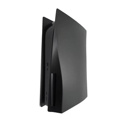 For PS5 Faceplate Disc Edition plastic plate panel cover case console black color
