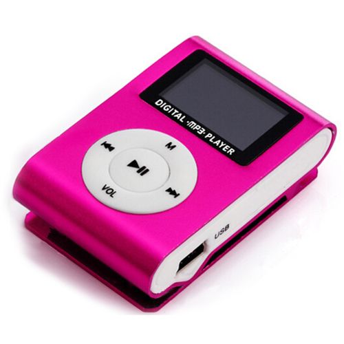 Mini Portable MP3 Music Player Metal Clip-on MP3 Player