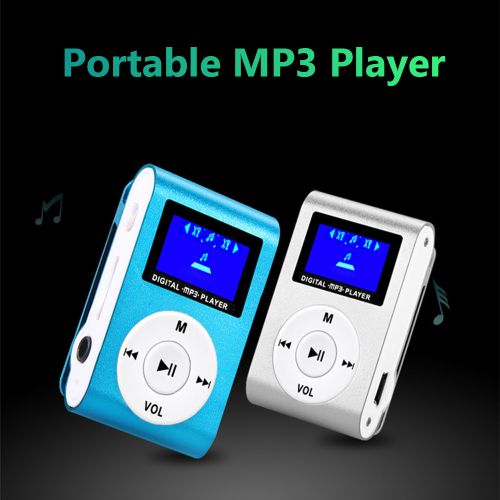 Mini Portable MP3 Music Player Metal Clip-on MP3 Player