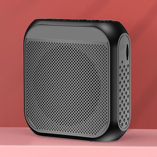 Portable Voice Amplifier Megaphone Speaker Black