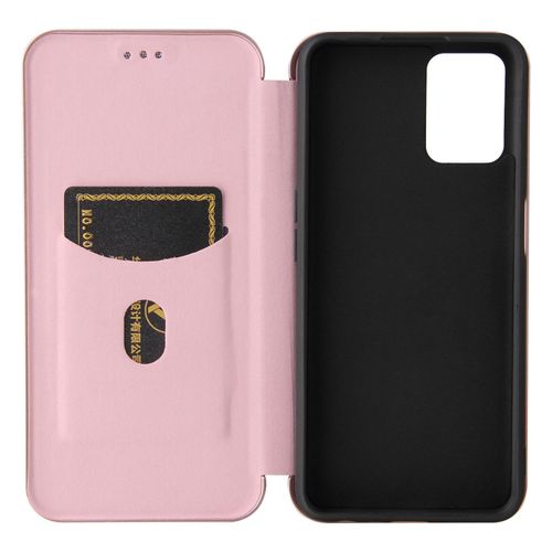 Applicable to Opporealme 8 Fashion Carbon Fiber All-Inclusive Phone Case Vivo V21 Flip Card Drop-Resistant Soft Cover
