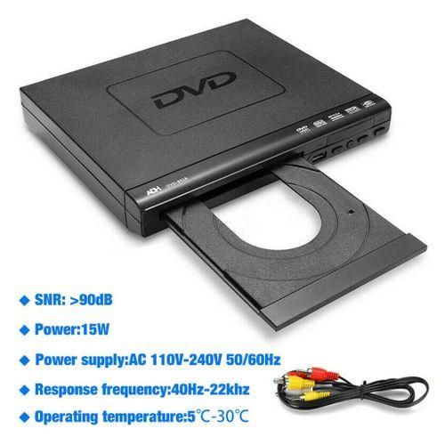 DVD Player ADH CD VCD Music Disc Upscaling USB Remote USB 3.0 2.0