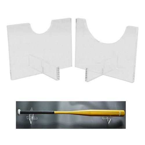 BASEBALL  RACK DESK TOP HOLDER FLAT CLEAR DISPLAY STAND