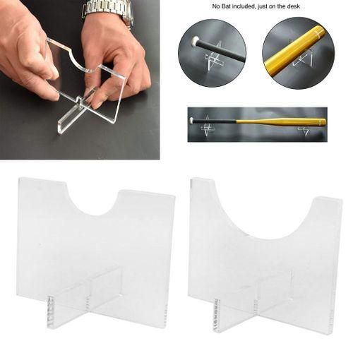 BASEBALL  RACK DESK TOP HOLDER FLAT CLEAR DISPLAY STAND