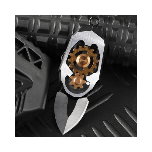 Mini Creative Folding Portable Keychain Bottle Opener Camping Outdoor Multi-function Tool Self-defense