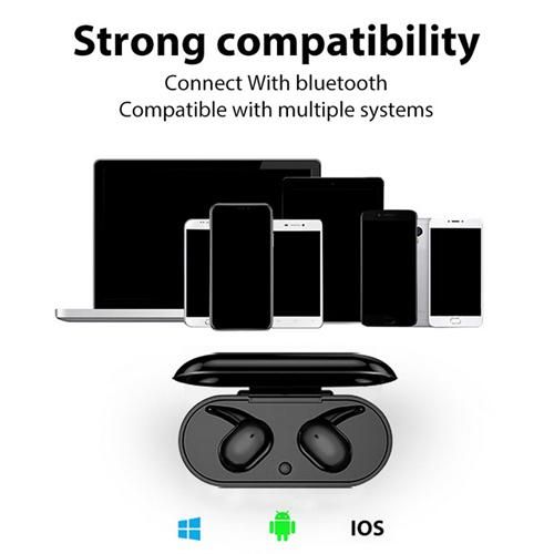 Wireless Touch Sports Earbuds Microphone Music Headphones