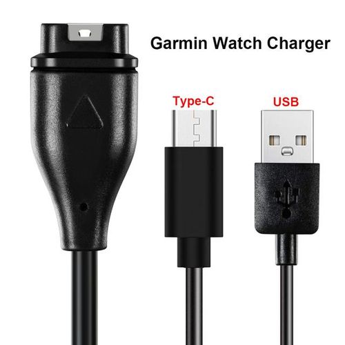 Garmin Watch Charging Cable 3ft Usb Type C Charger Data Transfer For Tactix 7/ Fenix 7x 6x 5x/ Forerunner 935 Venu 2 Plus