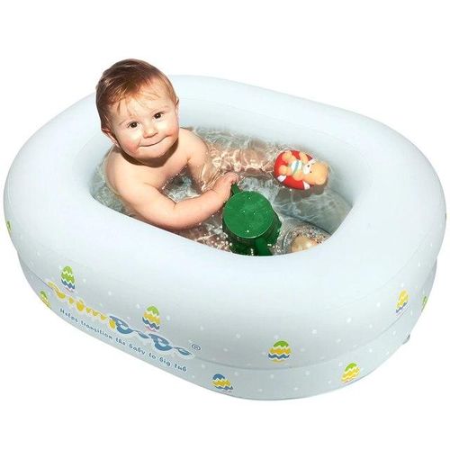 Cute Bear Anti-sliding Baby Inflatable Thicken Pvc Collapsible Bath Seat Bathtub Small Swim Pool Shower Basin