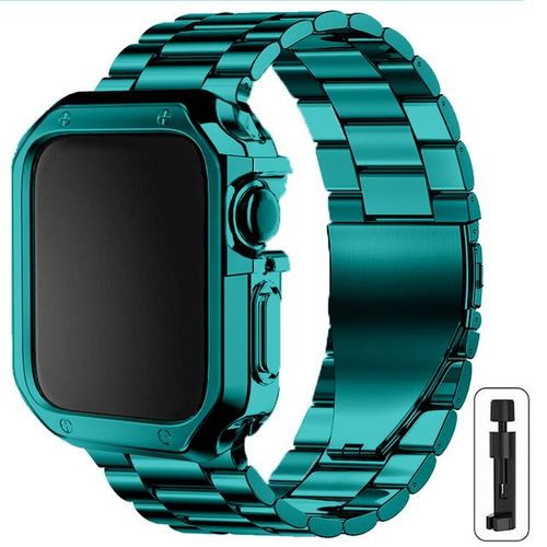 Metal Straptpu Case For Watch 8 7 41 45mm 40 44mm Cover Correa Bracelet For Iwatch 8 7 6 Se 5 4 3 2 Ultra 42mm 38mm Band